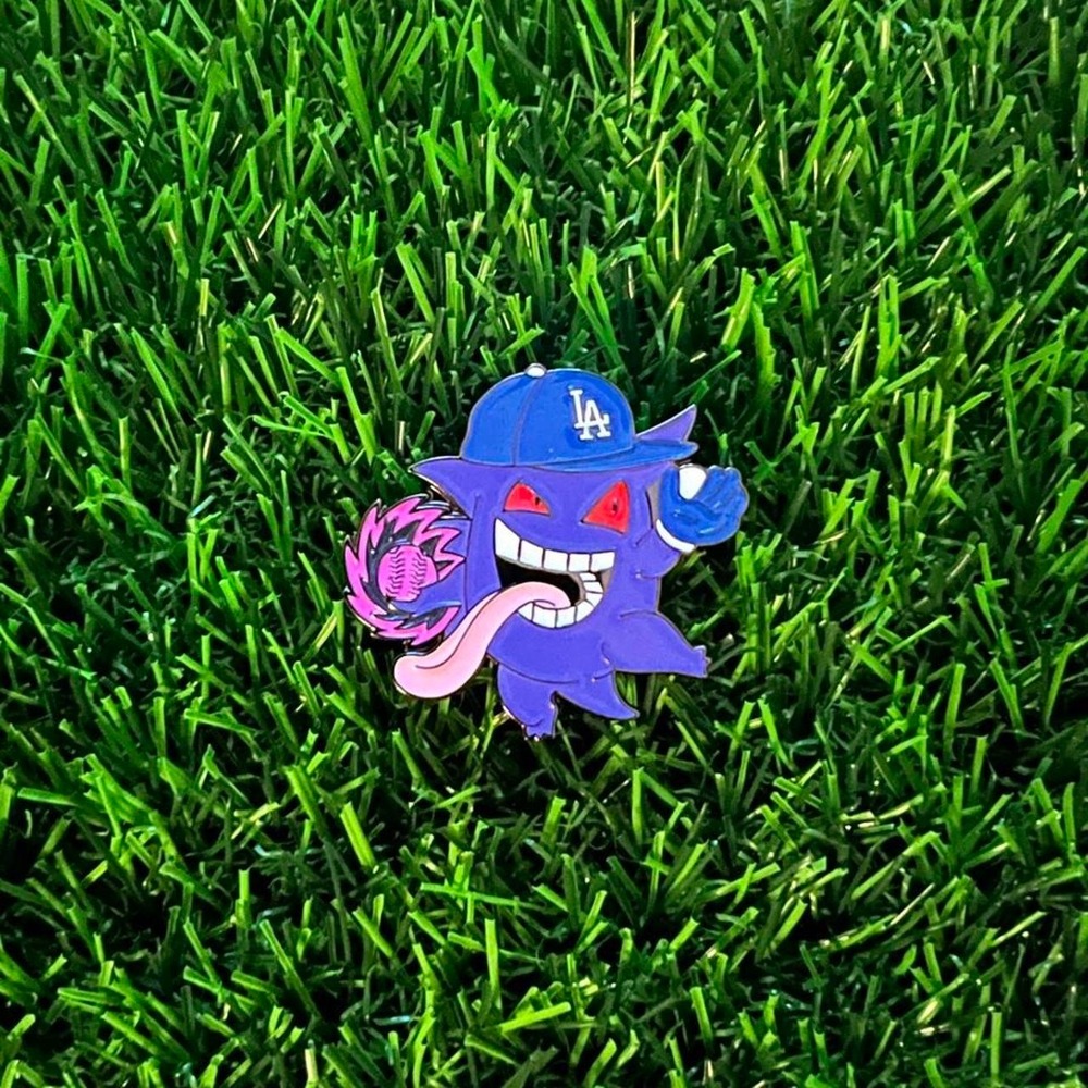 Gengar LA Dodgers pin